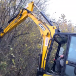 Felling head for excavators for felling small trees and branches